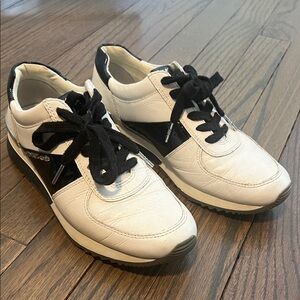 Michael Kors Black and White Sneakers
